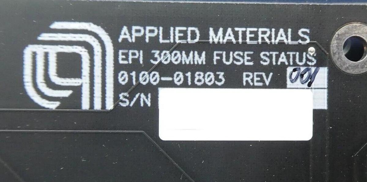 Used AMAT Applied Materials 0100-01803 Fuse Status PCB Card 0090-03172 Lot of 2 Spare
