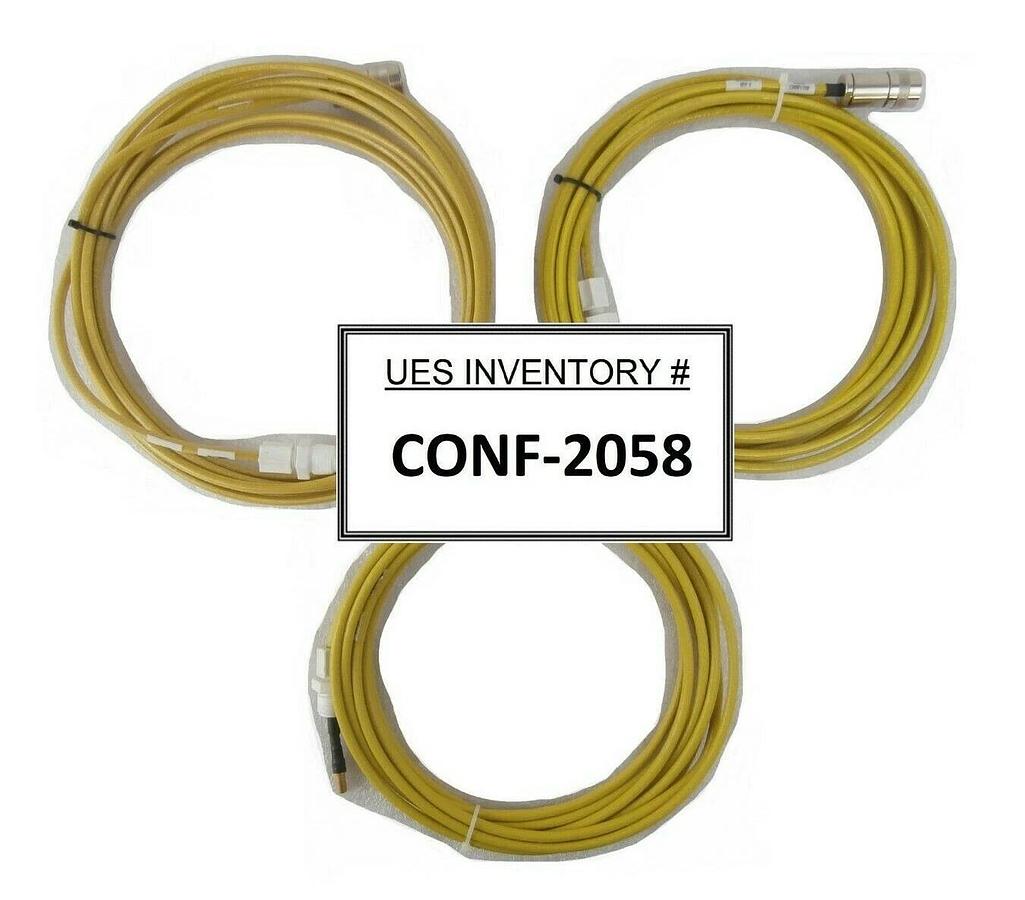Used Verteq 1073995-18 RF Triaxial Cable SCP 300D0056 Reseller Lot of 3 Working