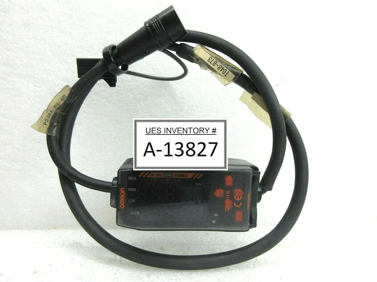 Used Omron ZX-LDA11-N Laser Sensor Amplifier ZX Series Used Working