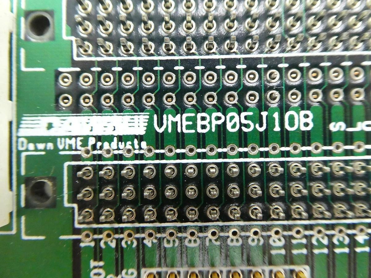 Used Dawn VMEBP05J1OB Backplane VME Board PCB Lam Research FPD Continuum Spare