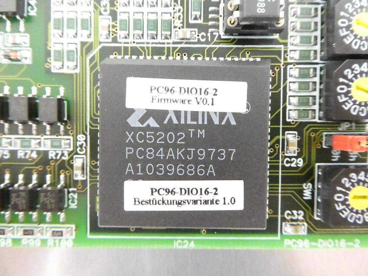 Used LiPPERT Automation PC96-DIO16-2 Digital I/O PCB Card Working Surplus