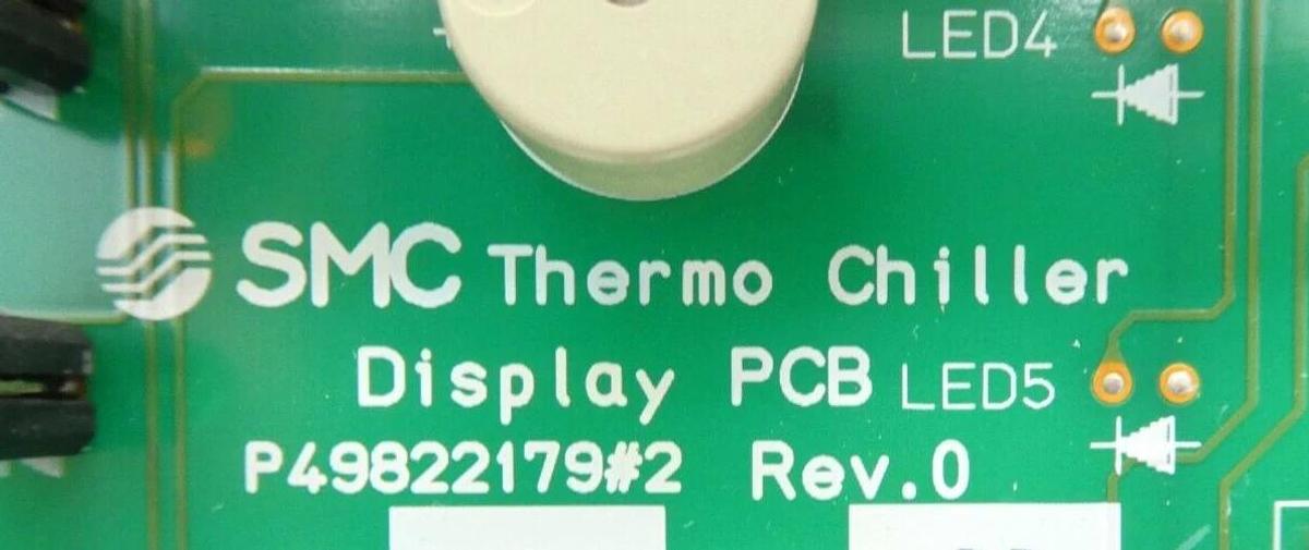 Used SMC P49822170#2 Thermo Chiller Display PCB Reseller Lot of 4 Working Surplus