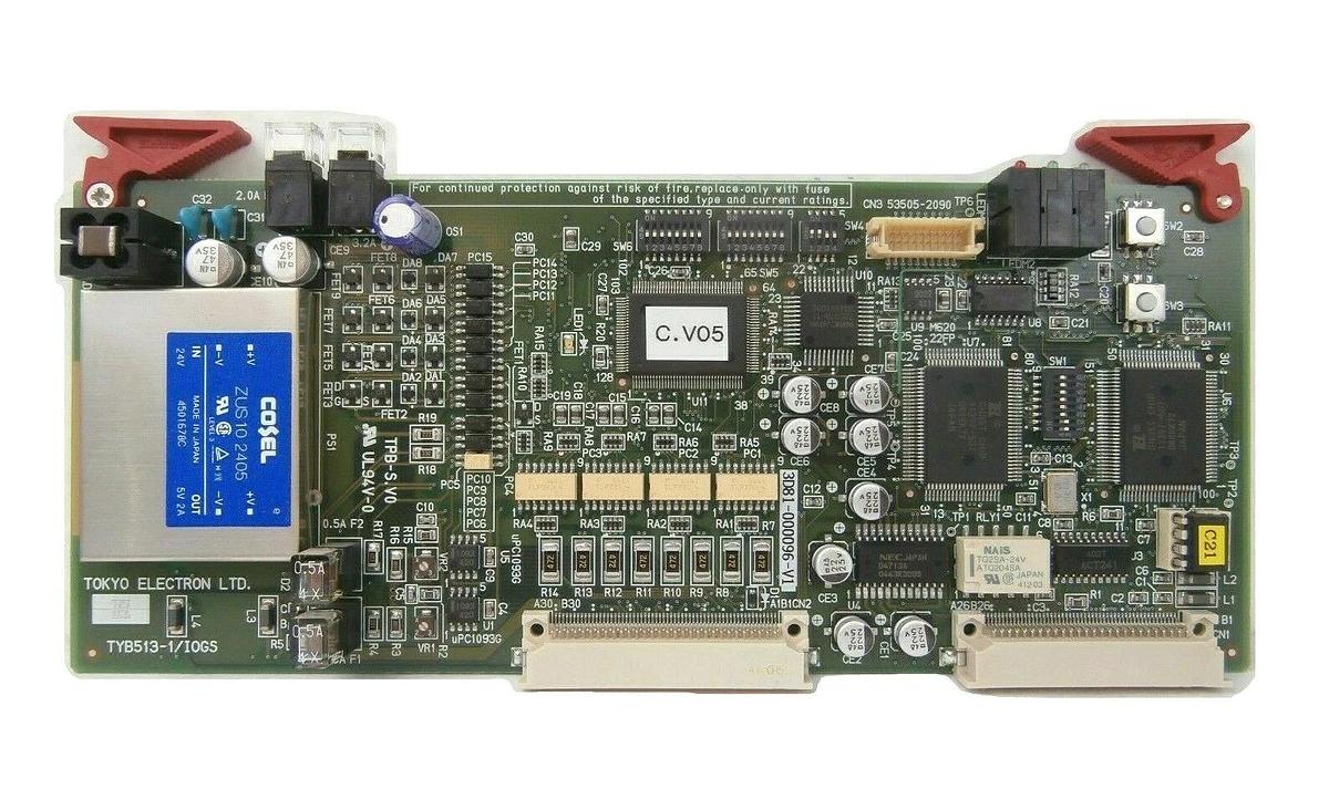 Used TEL Tokyo Electron 3D81-000096-V1 Processor PCB Card TYB513-1/IOGS Telius Spare