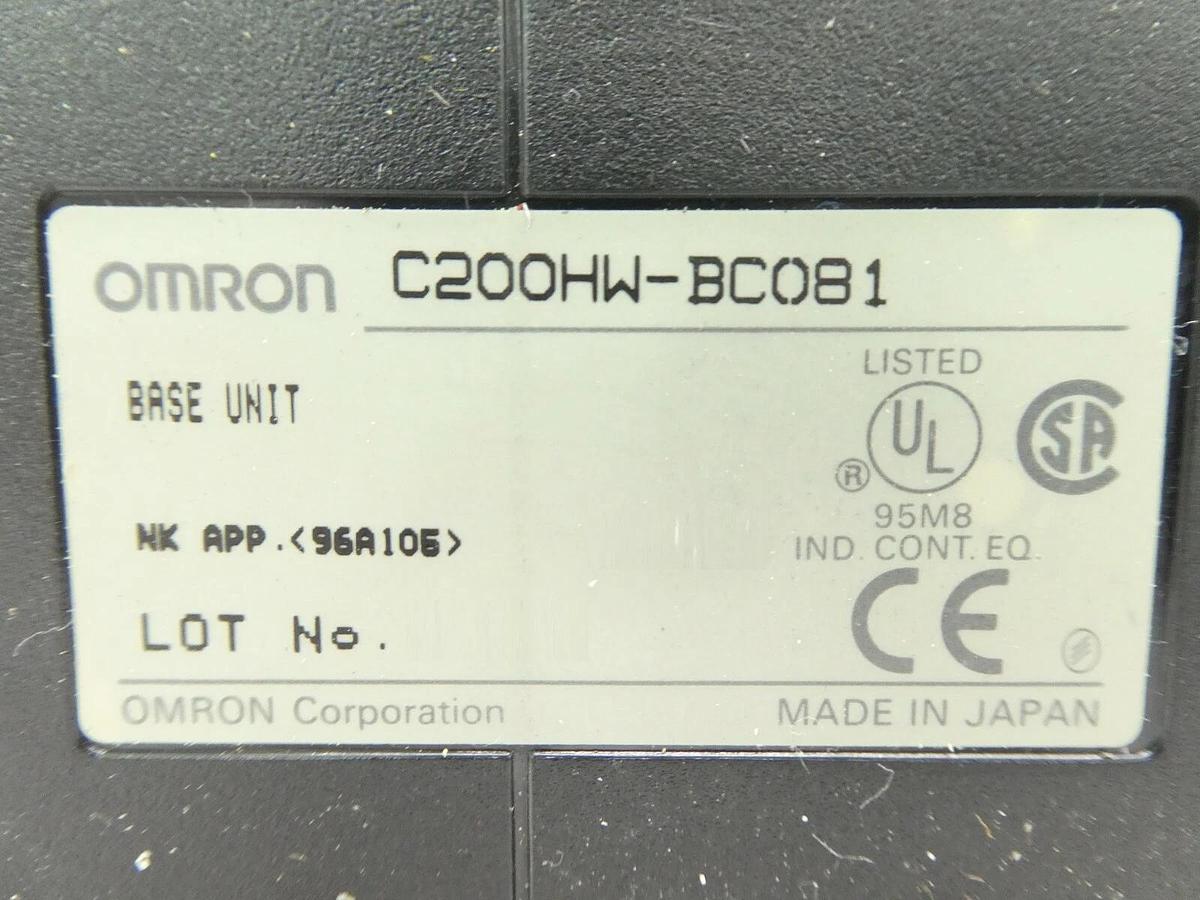 Used Omron C200HX Programmable Logic Controller PLC Microbar Trackmate CPU44-E Spare