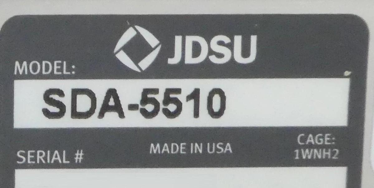 Used JDSU SDA-5510 Stealth Reverse Sweep Manager Analyzer Wavetek Working Surplus