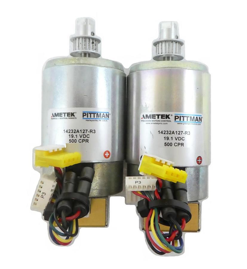 Used Ametek 14232A127-R3 Servo Motor Pittman Asyst 9700-9102-01 Lot of 2 Working