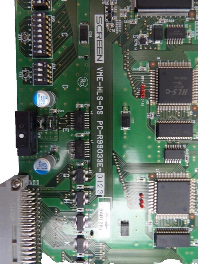 Used DNS Dainippon Screen PC-R99033E-0123 VME PCB Card VME-HLS-DS Working