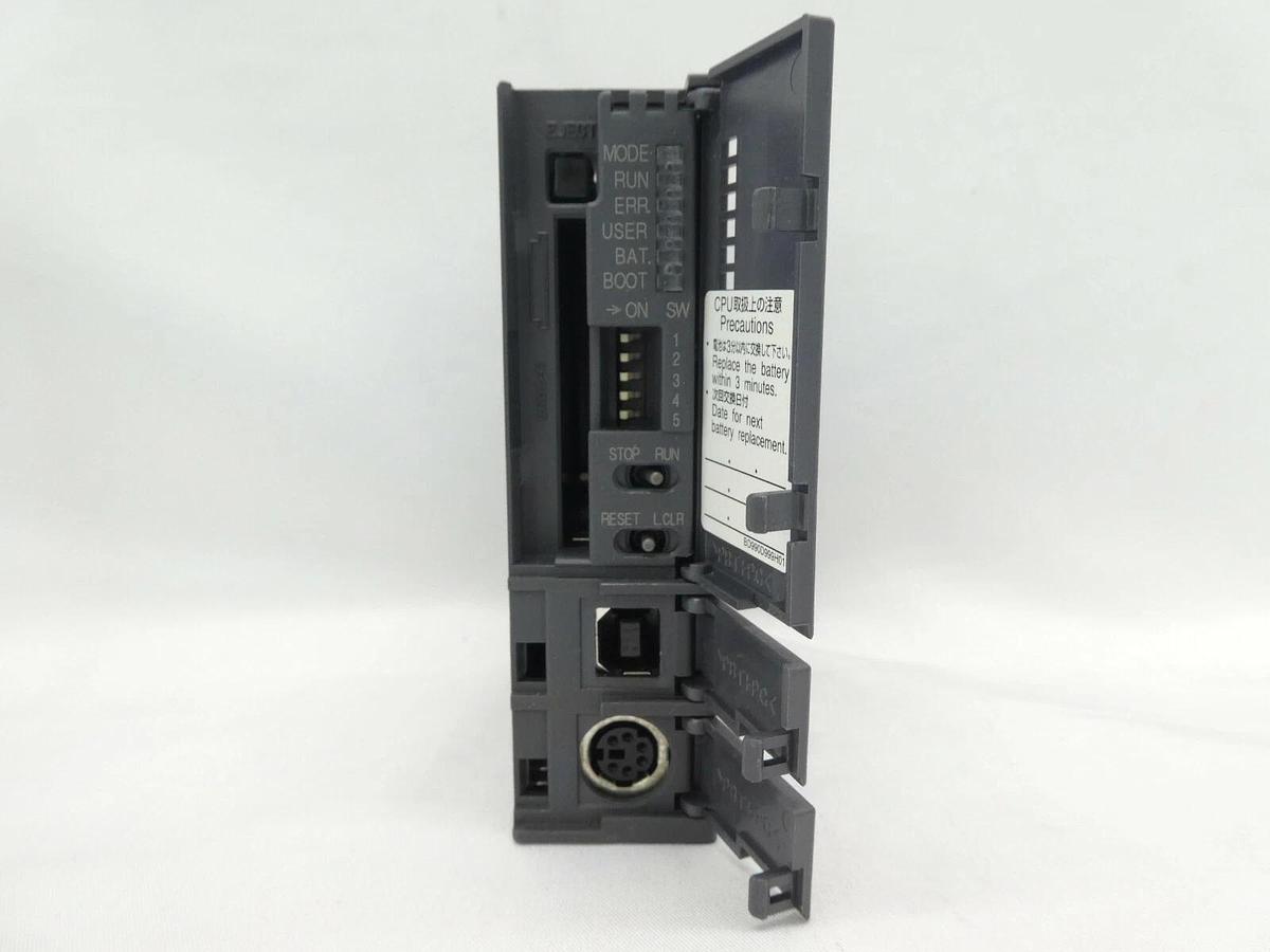 Used Mitsubishi MELSEC-Q PLC Control Assembly Q02HCPU QX42 QY41P Damaged Case As-Is
