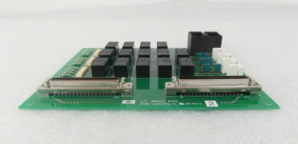 Used TEL Tokyo Electron 2981-600395-11 I/F BOARD #005 PCB 2908-600395-11 ACT12 Spare