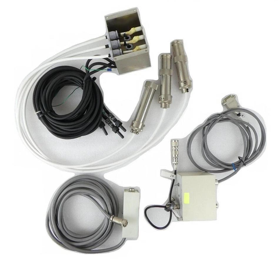 Used JEOL JSM-6400F Column Gun Assembly HV Cable and Amplifier Set of 3 Working Spare