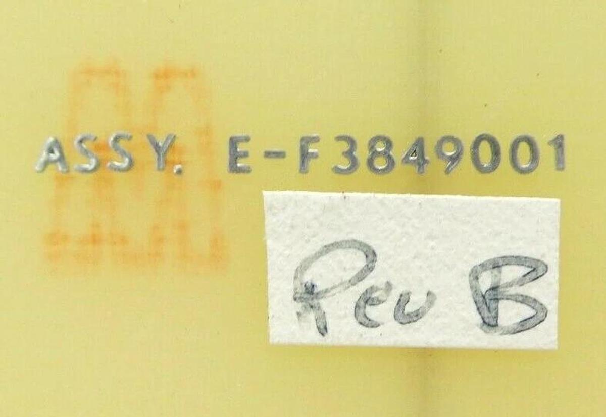 Used Varian Semiconductor VSEA E-F3849001 Isolation Interlock PCB Rev. B Working