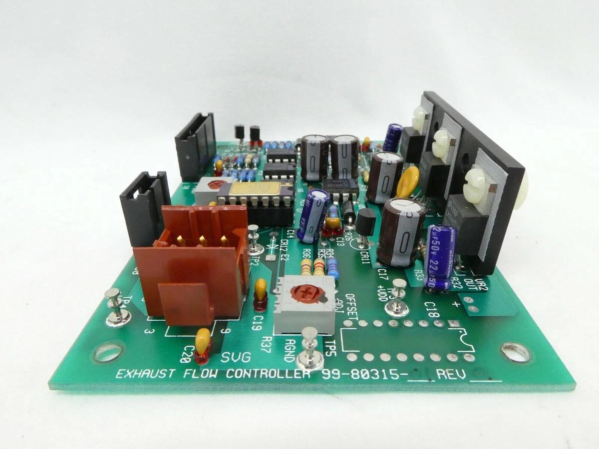 Used SVG Silicon Valley Group 99-80315-01 Exhaust Flow Controller PCB Rev. C Working