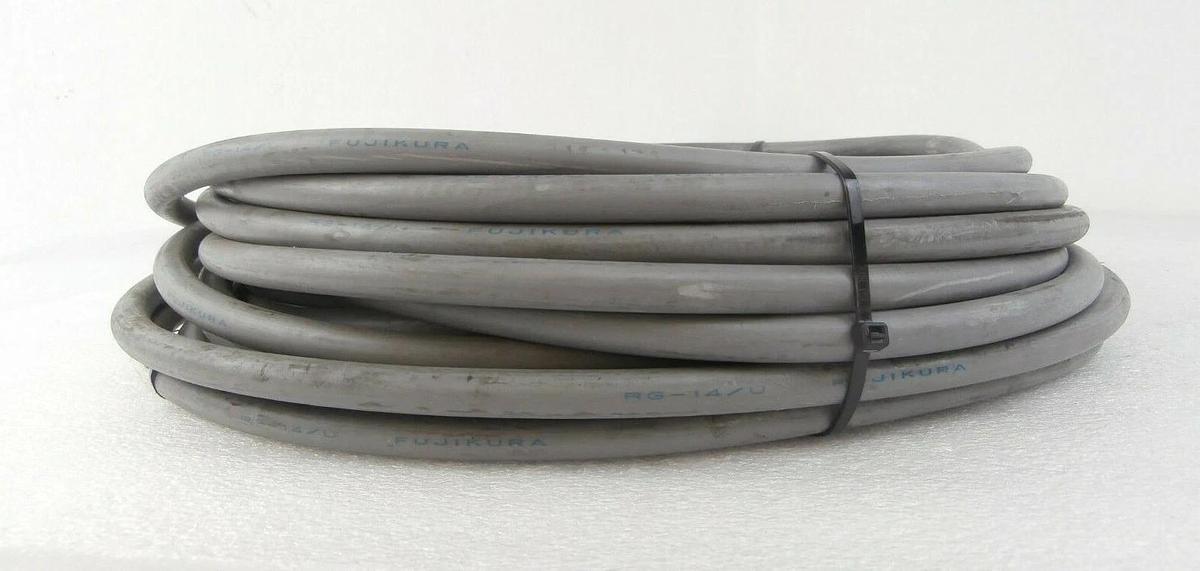 Used TEL Tokyo Electron 3D86-003060-V1 RF Cable 20.35 Meters 66 Foot Working Surplus
