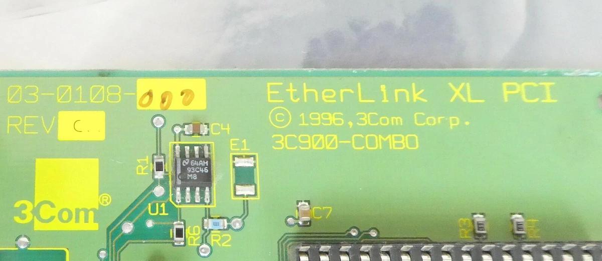 Used Lam Research 60-600406-001 Network PCB Card 3Com 03-0108-002 Lot of 2 Working