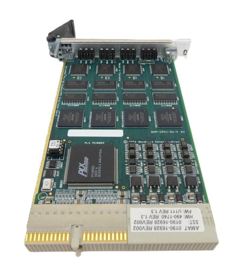 Used SST Woodhead DNP-CPCI-3U-4 DeviceNet Scanner PCB Card AMAT 0190-16928 Working