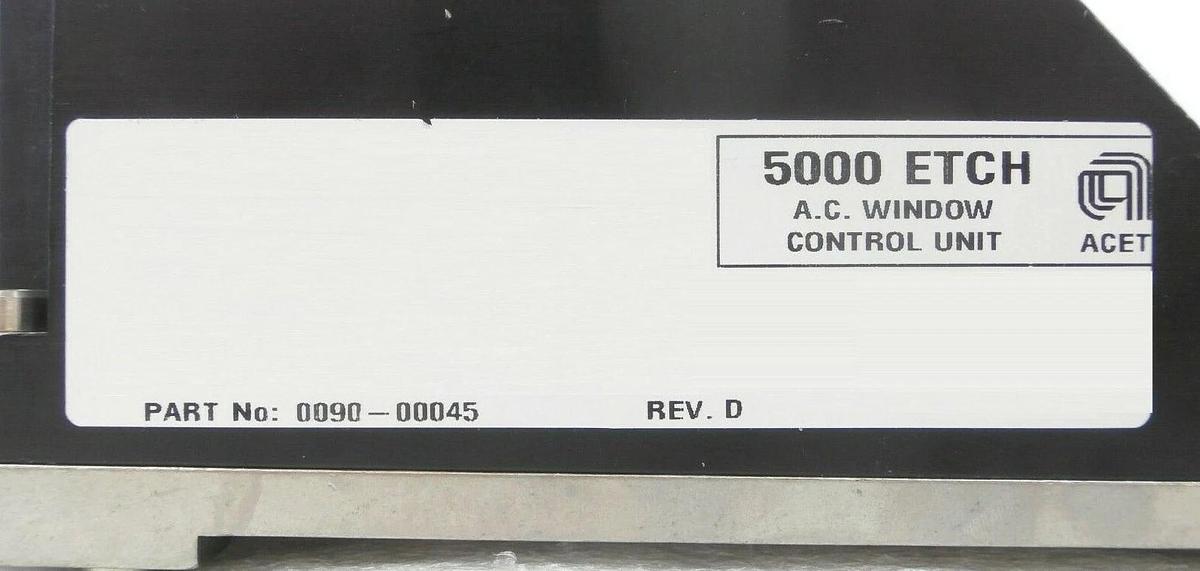 Used AMAT Applied Materials 0090-00045 AC Window Control Unit Precision 5000 Working