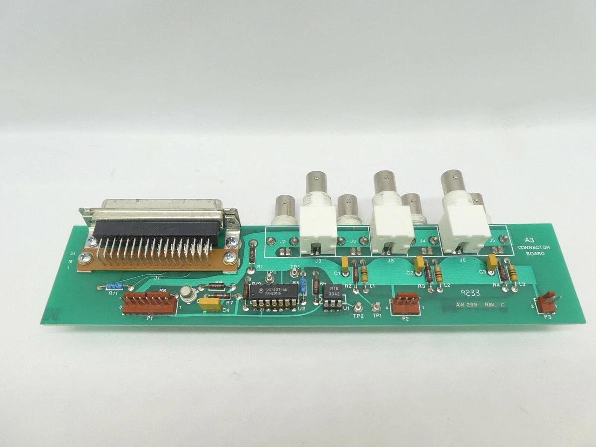 Used PMT Plasma Materials Technology AW 298 Connector PCB A3 Rev. C Working Surplus