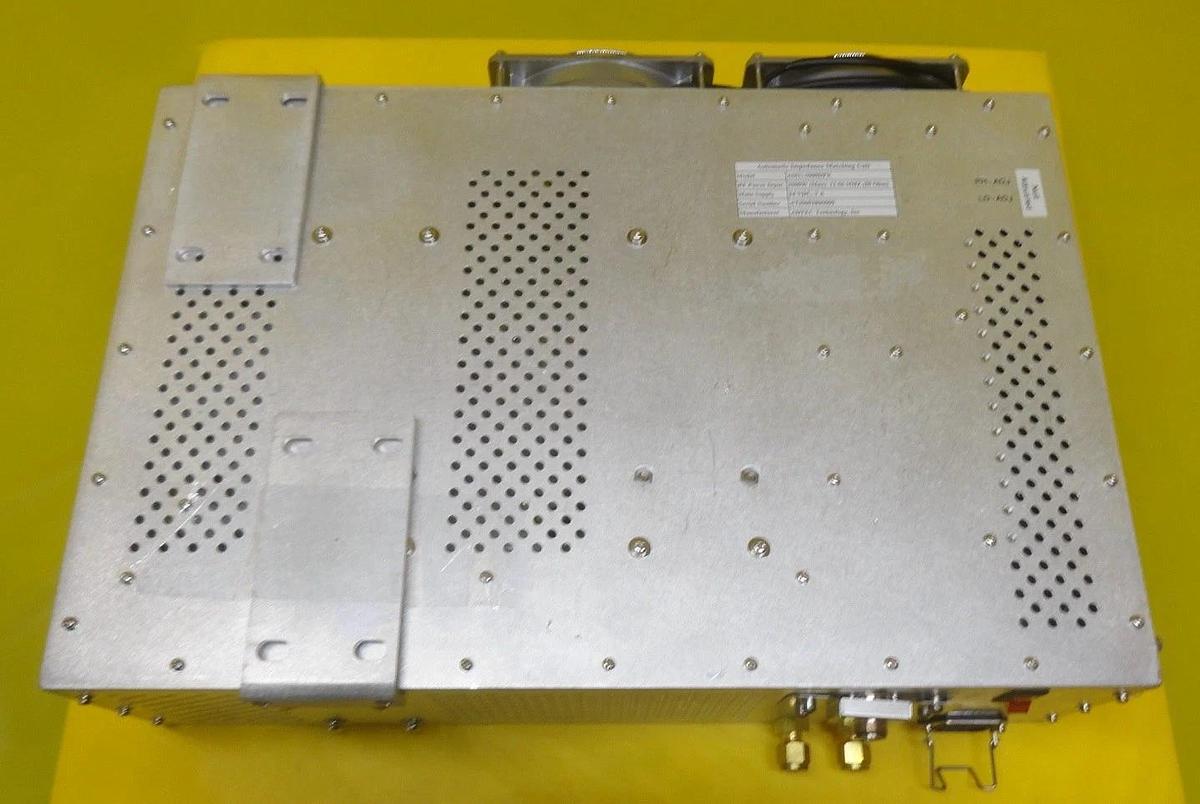Used ADTEC Plasma Technology AMU-3000DPX Automatic Impedance Matching Unit Working