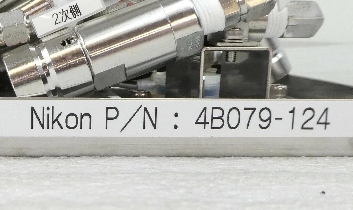 Used Nikon 4B079-124 Process Pump Manifold Assembly NSR FX-601F Working Surplus