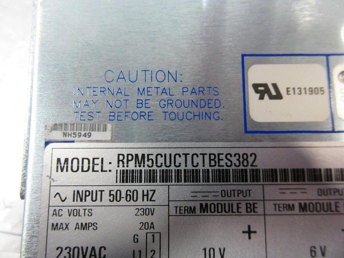 Used Power-One RPM5CUCTCTBES382 Power Supply Teradyne 405-239-00 A Lot of 2 Used
