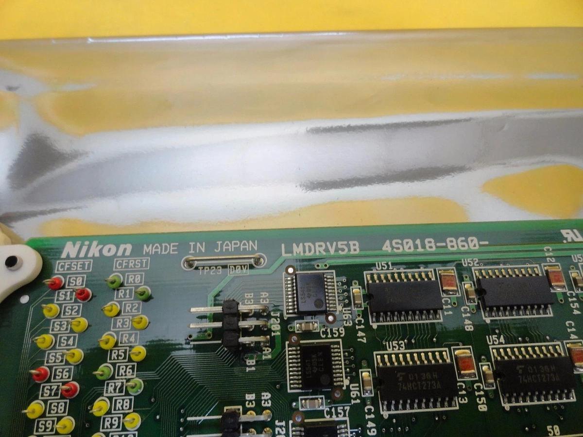 Used Nikon Precision 4S018-860 Processor Board PCB LMDRV5B NSR Working Surplus