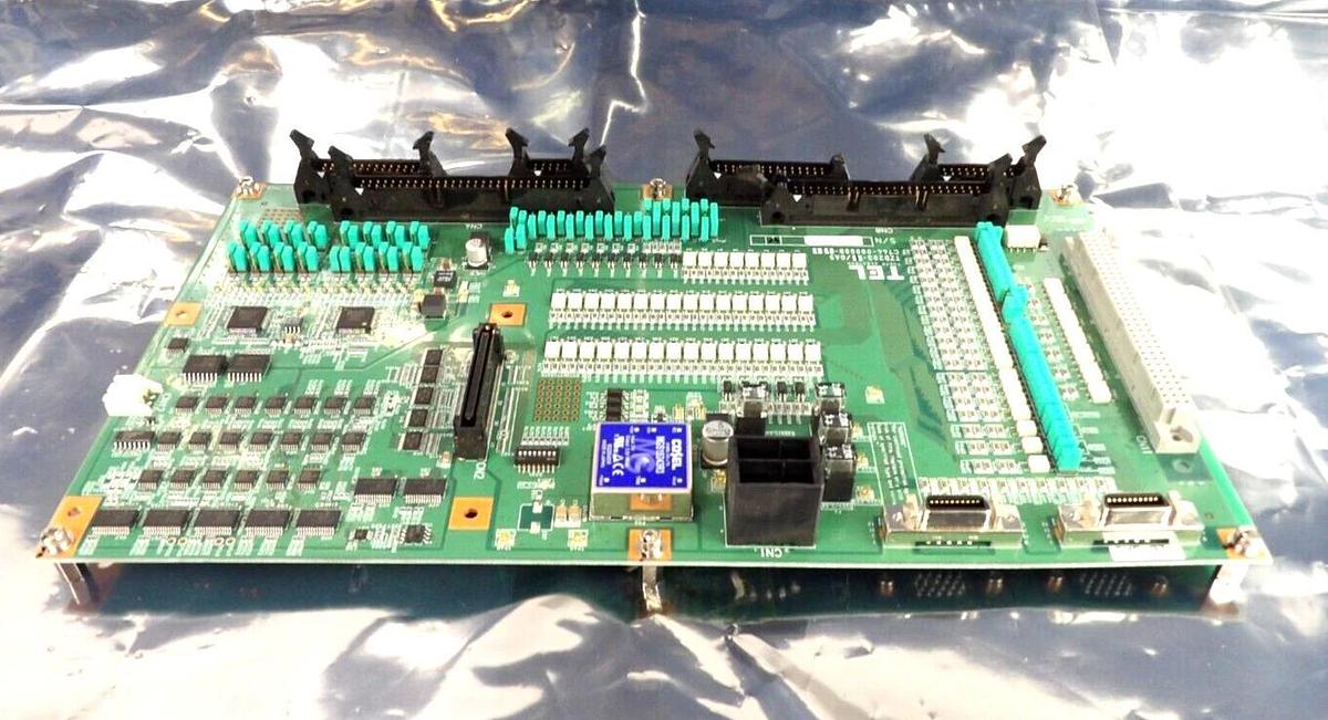 Used TEL Tokyo Electron C744-000008-11 Gas Interface Board PCB TZB203-1/GAS Working