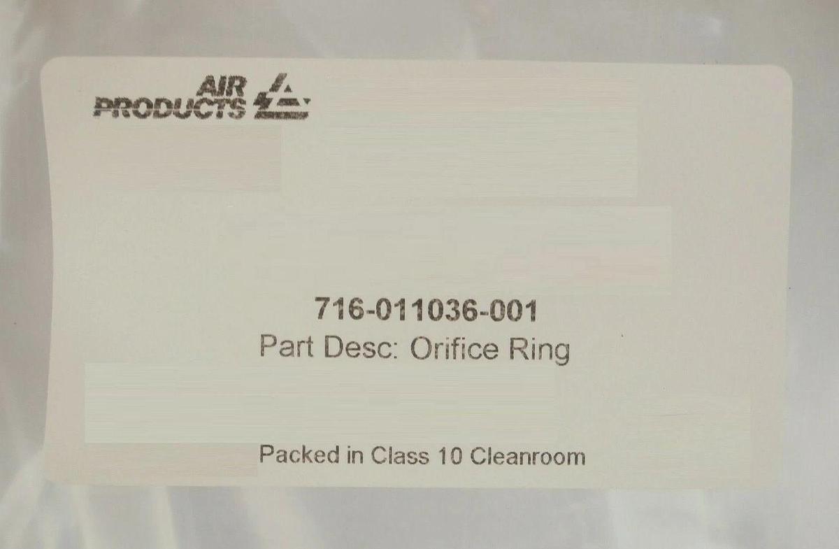 Refurbished Lam Research 716-011036-001 Alumina Filler Orifice Ring Rev. G Refurbished