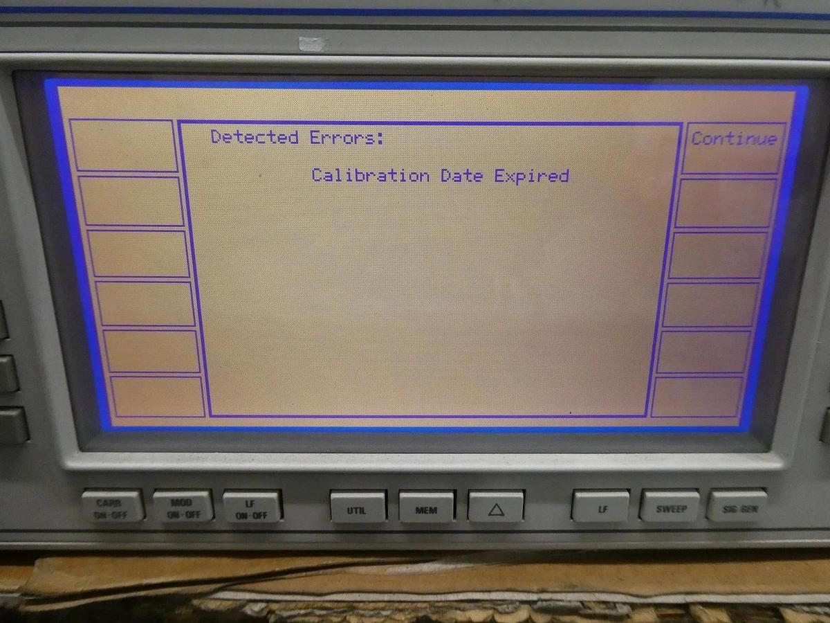 Used IFR 2040 10khz-1.35Ghz Low Noise Signal Generator Opt. 2 9.15 Error 27 As-Is