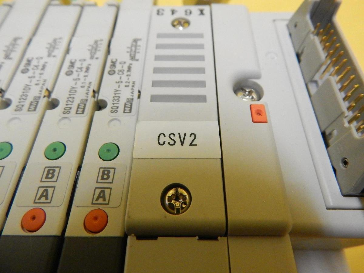 Used TEL Tokyo Electron CSV2 6-Port Manifold SMC SQ1231DY-5-C4-Q PR300Z Used Working