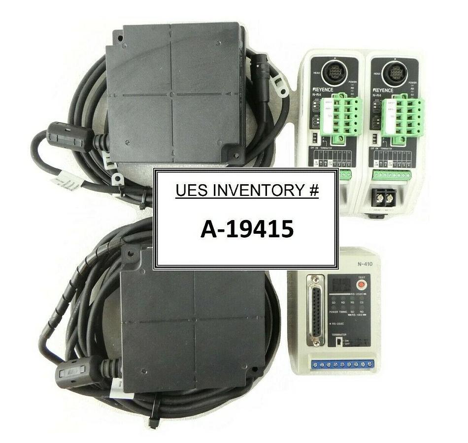 Used Keyence Internal Sensor System Lot of 5 N-410 N-R4 RF-550 Rudolph F30 Working