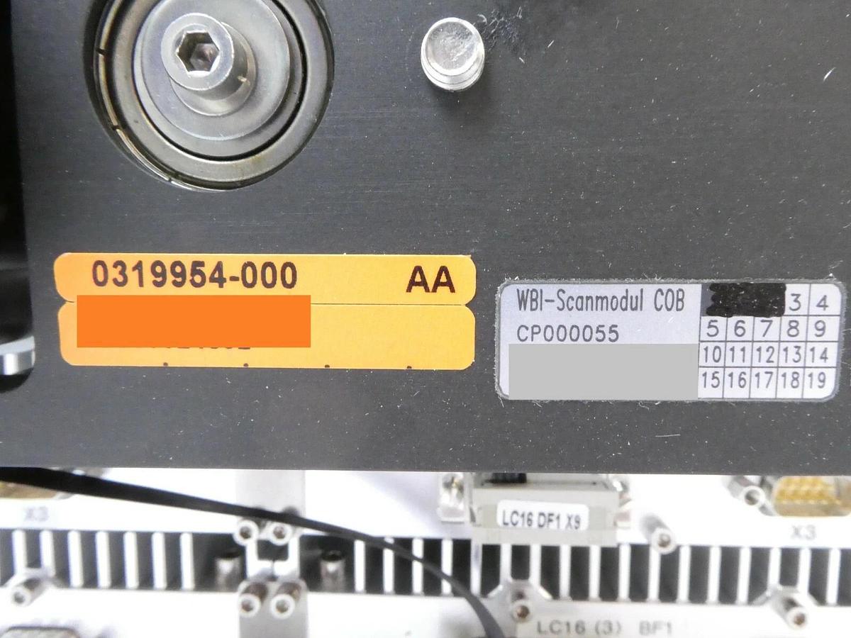 Used Chromasens WBI_Scanmodul COB Wafer Stage CP 0005 KPA-Tencor 0319954-000 Cu Spare