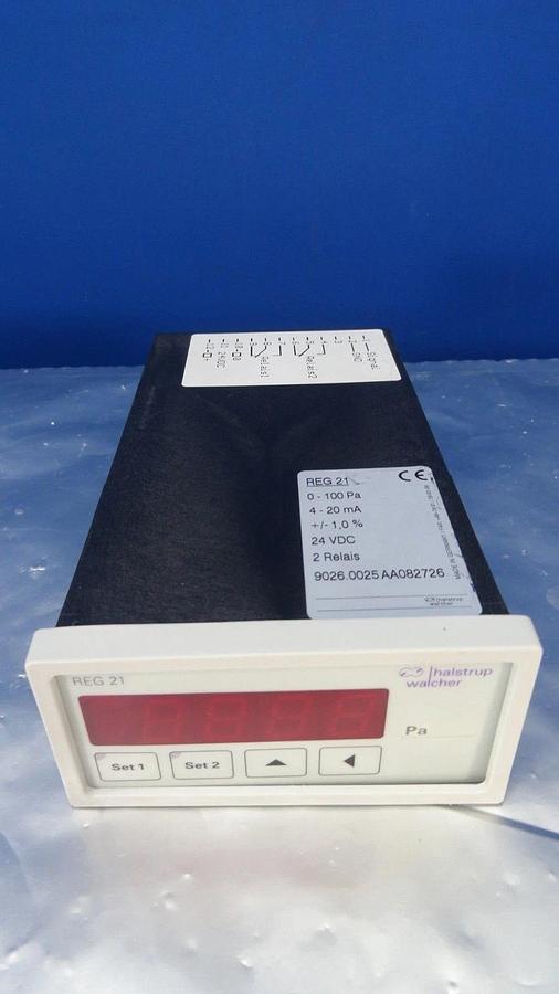 Used Halstrup Walcher REG 21 Differential Pressure Transmitter Used Working
