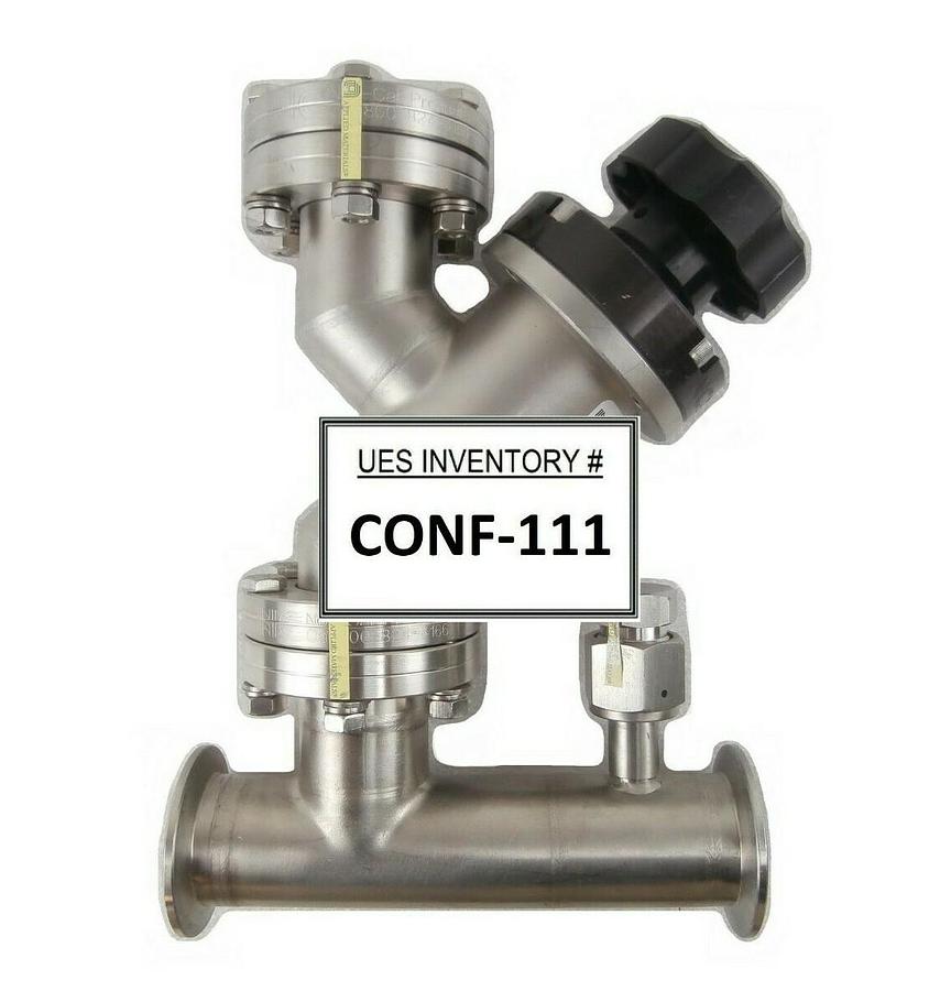 Used Nor-Cal 3870-02286 Angle Valve Assembly AMAT Applied Materials 0040-36023 Spare