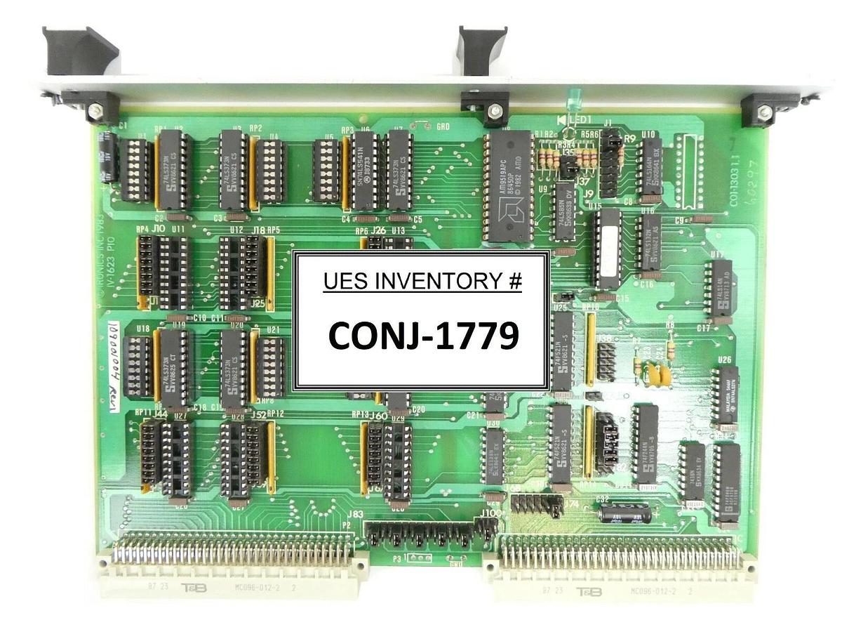 Used Ironics IV-1623 Parallel I/O VMEBus PCB Card Varian 109001004 Working