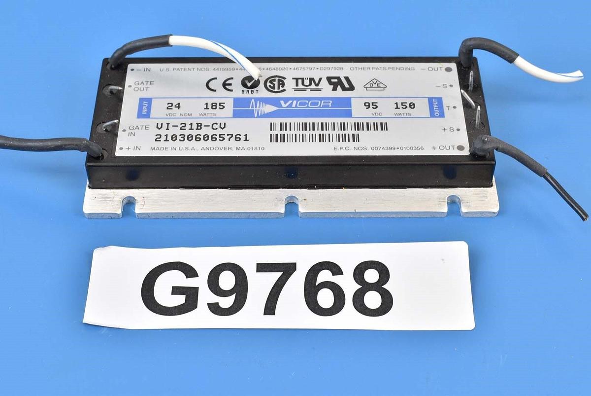 Used Vicor VI-21B-CV DC DC Converter 95V 150W