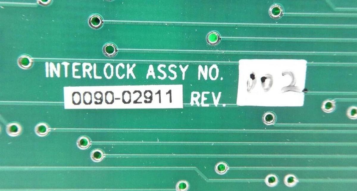 Used AMAT Applied Materials 0090-02911 HP+ AXZ Chamber Interlock PCB Card 0100-20458