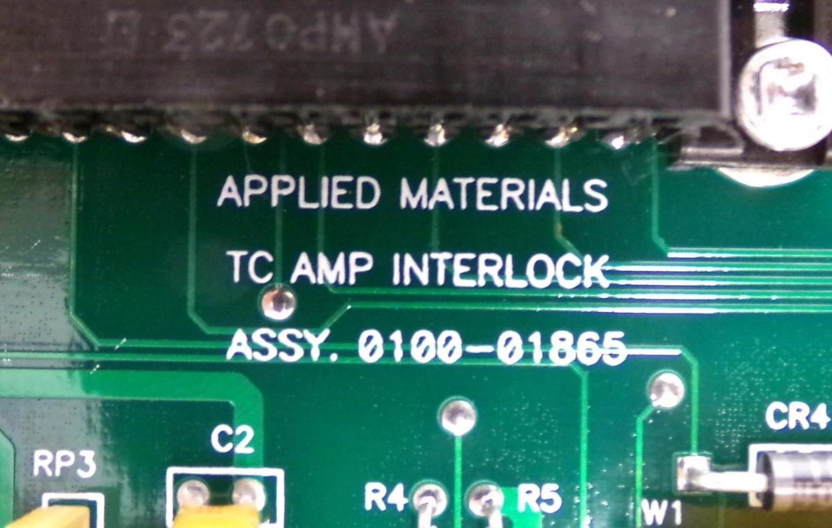 Used AMAT Applied Materials 0100-01865 TC Amp Interlock PCB Reseller Lot of 2 Spare