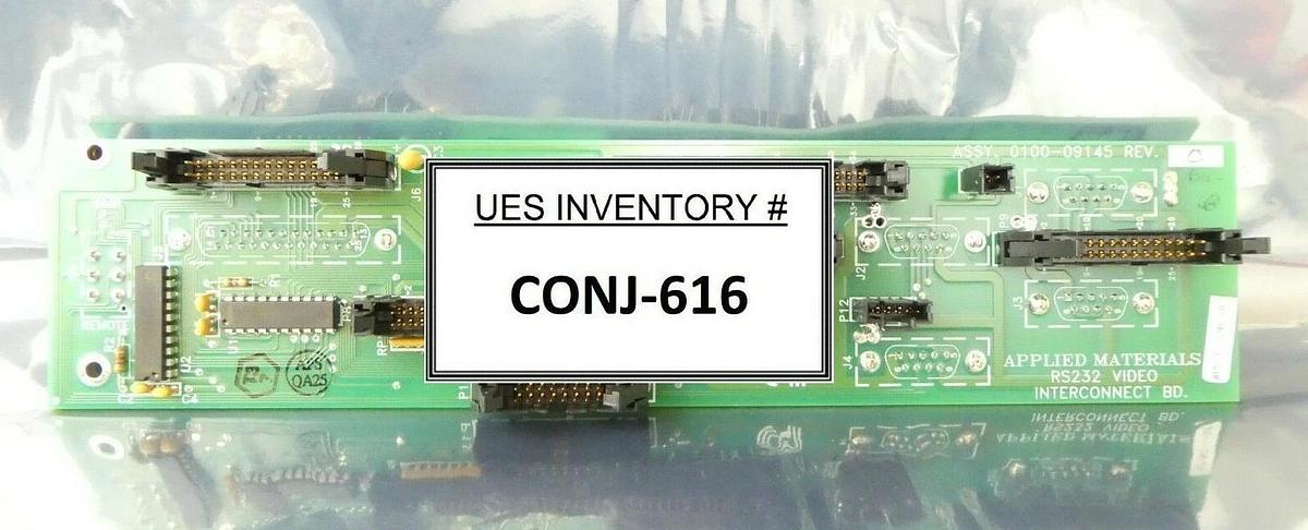Used AMAT Applied Materials 0100-09145 RS232 Video Interconnect PCB Working Surplus