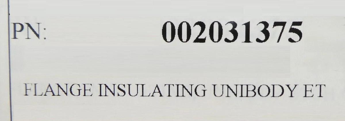 Used AMAT Applied Materials 0020-31375 Unibody Etch Chamber Insulating Flange Surplus