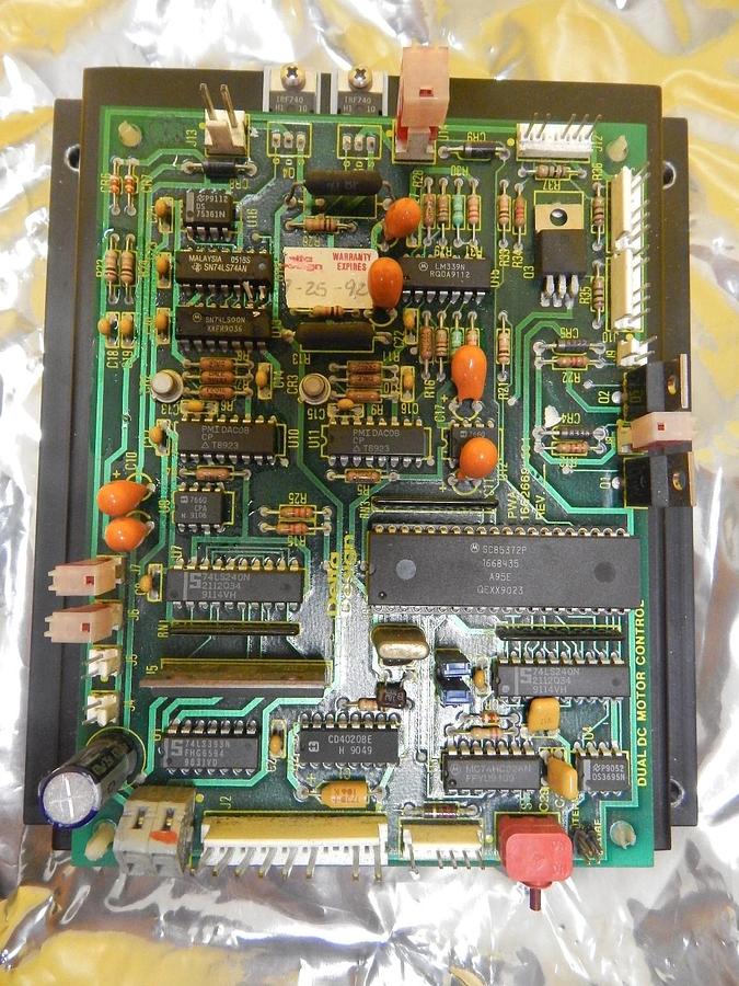 Used Delta Design 1662669-501 Dual DC Motor Control Board PCB Used Working