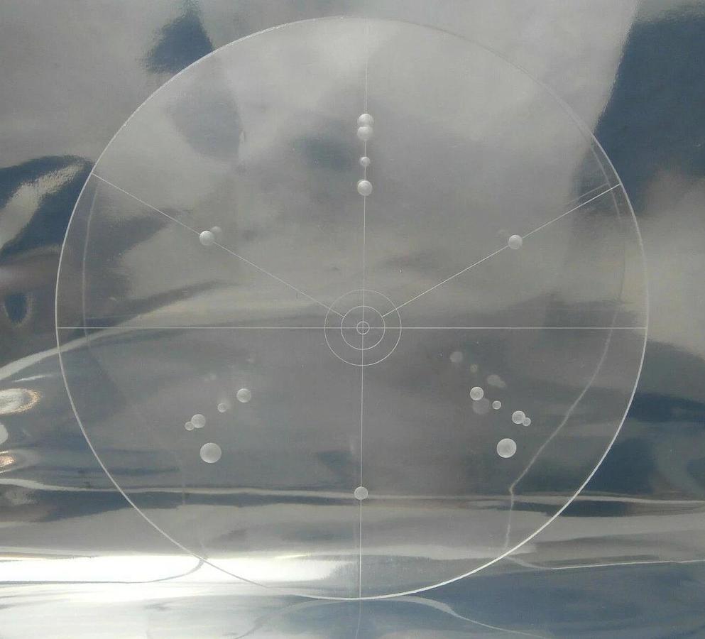 Used SVG Silicon Valley Group 90S 150mm Plastic Calibration Wafer Lot of 3 Working