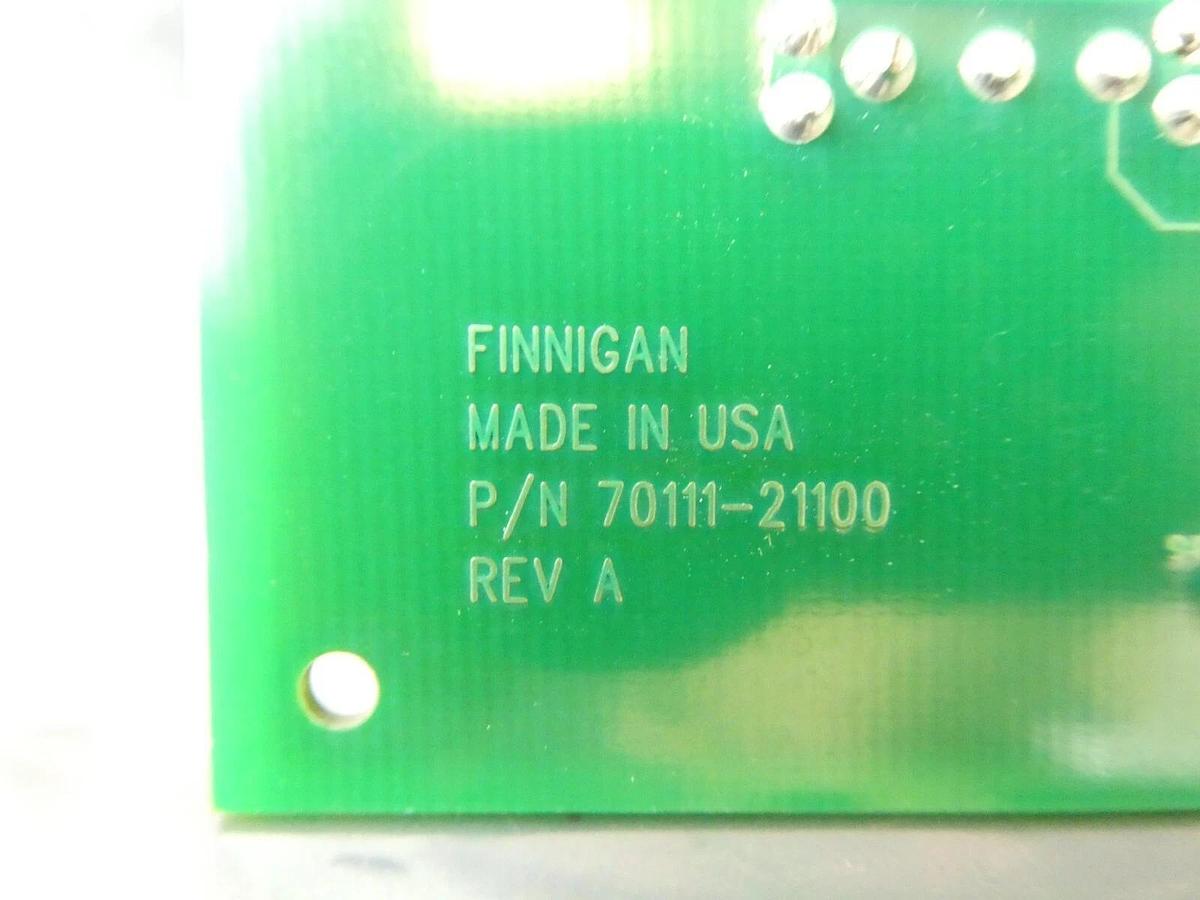 Used Finnigan 70111-21100 Front Panel Board PCB TSQ Spectrometer Working Surplus