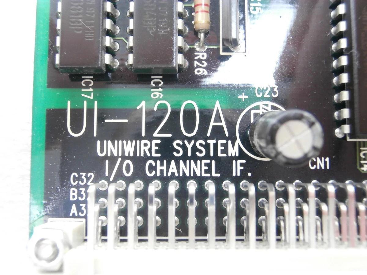 Used Kuroda UI-120A Uniwire System I/O Channel Interface UW-I0CH-A PCB Card TEL P-8