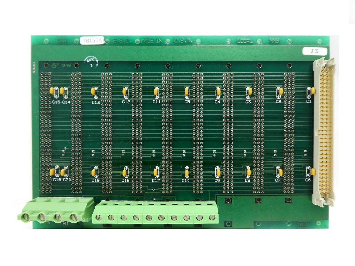 Used ESI Electro Scientific Industries CKA 78152 Local MMB Backplane PCB Working