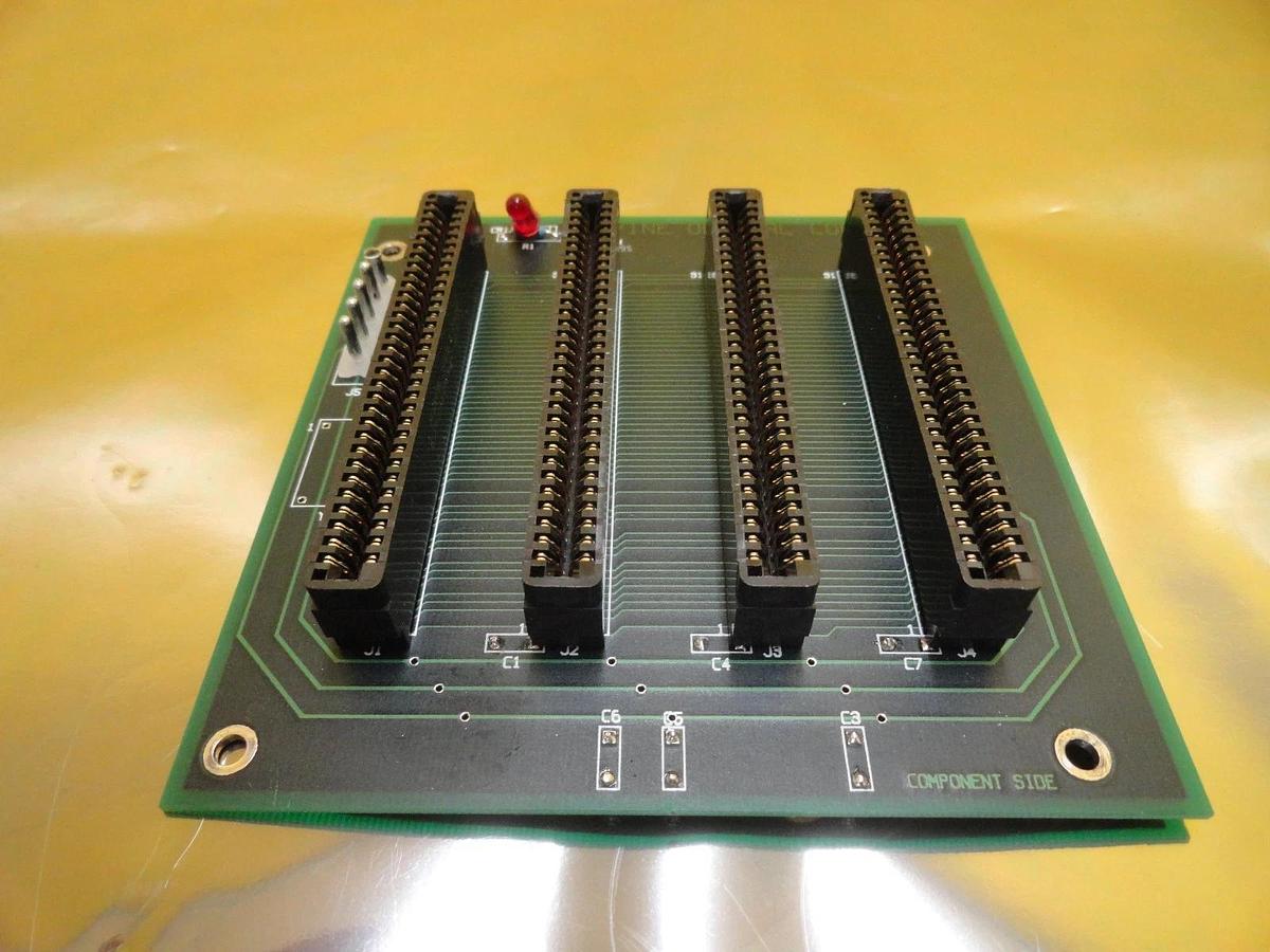 Used Irvine Optical 015-0851-01 4-Slot Motherboard Backplane PCB Board Used Working