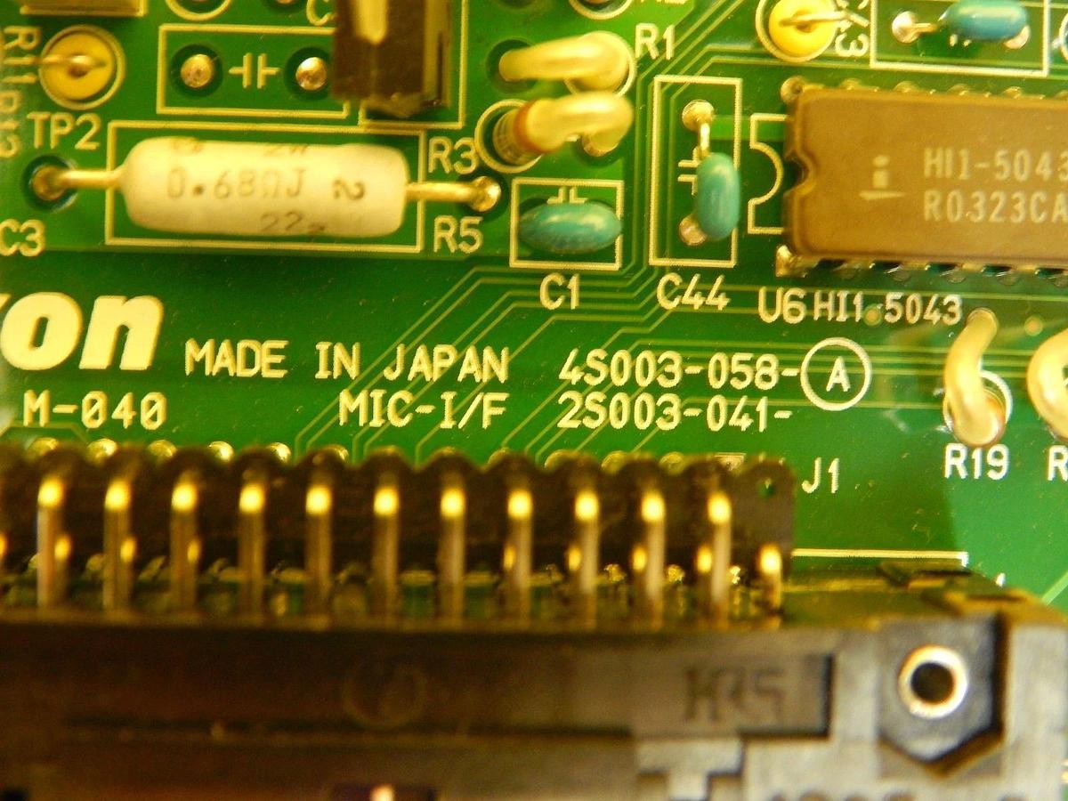 Used Nikon 4S003-058-A Interface PCB Board MIC-I/F 2S003-041 OPTISTATION 3 Used
