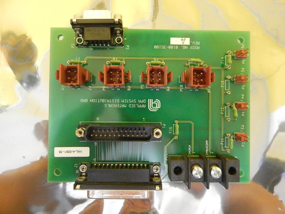 Used AMAT Applied Materials 0100-35180 DPA System Distribution Board PCB P5000 Used
