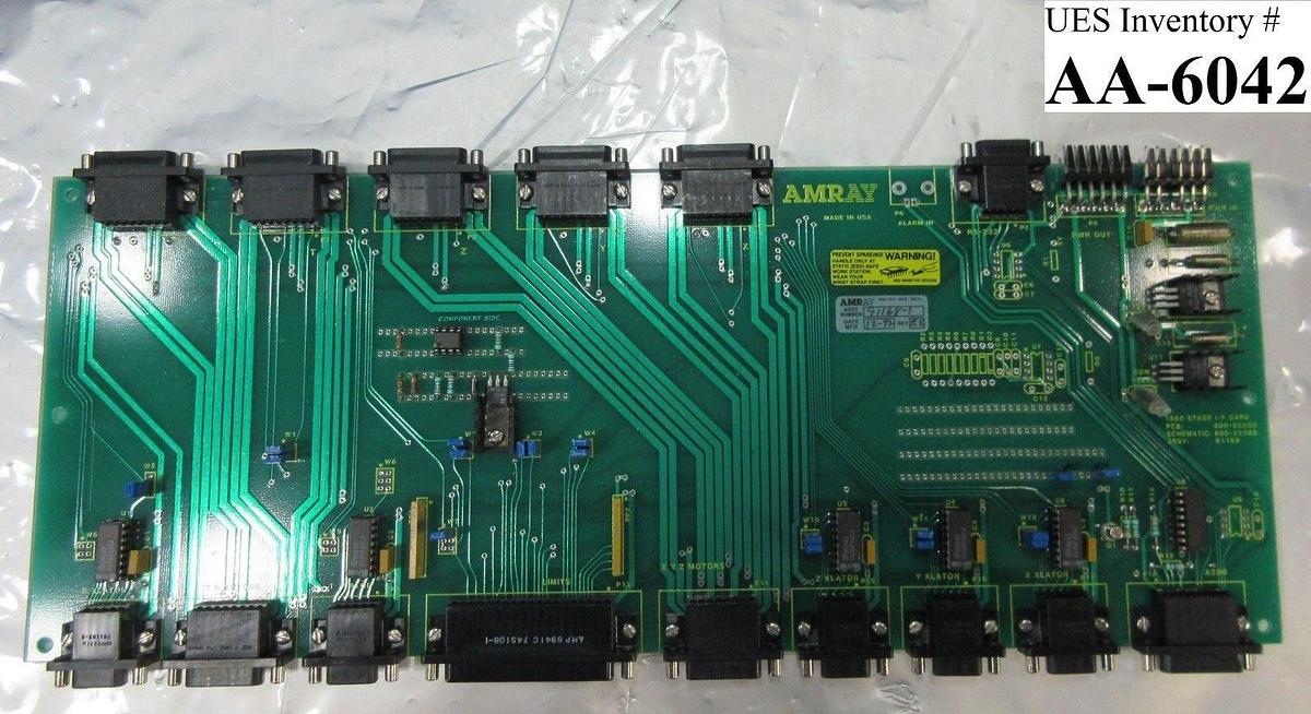 Used Amray 91168-1 1880 Stage I/F Card PCB 800-2235D Used Working