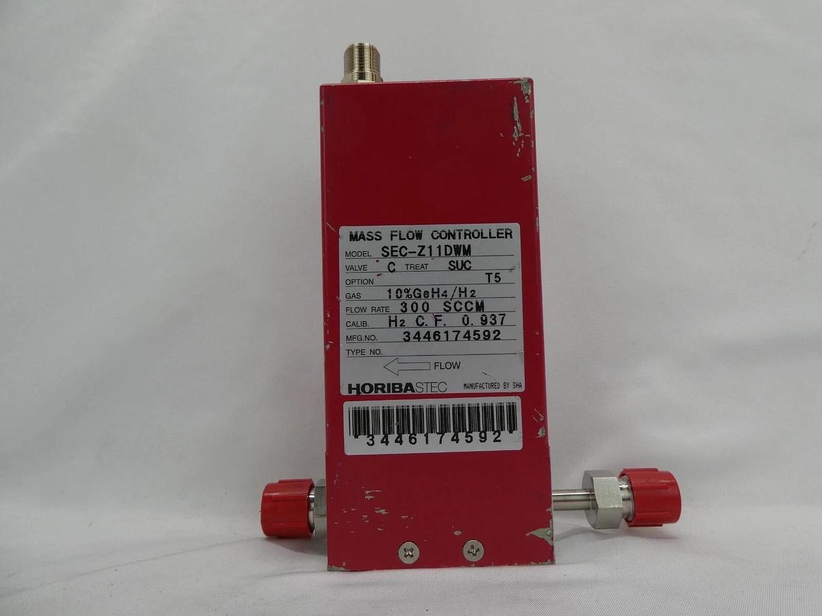 Used Horiba STEC SEC-Z11DWM, SEC-Z12DWM Mass Flow Controller MFC N2 Reseller Lot of 7