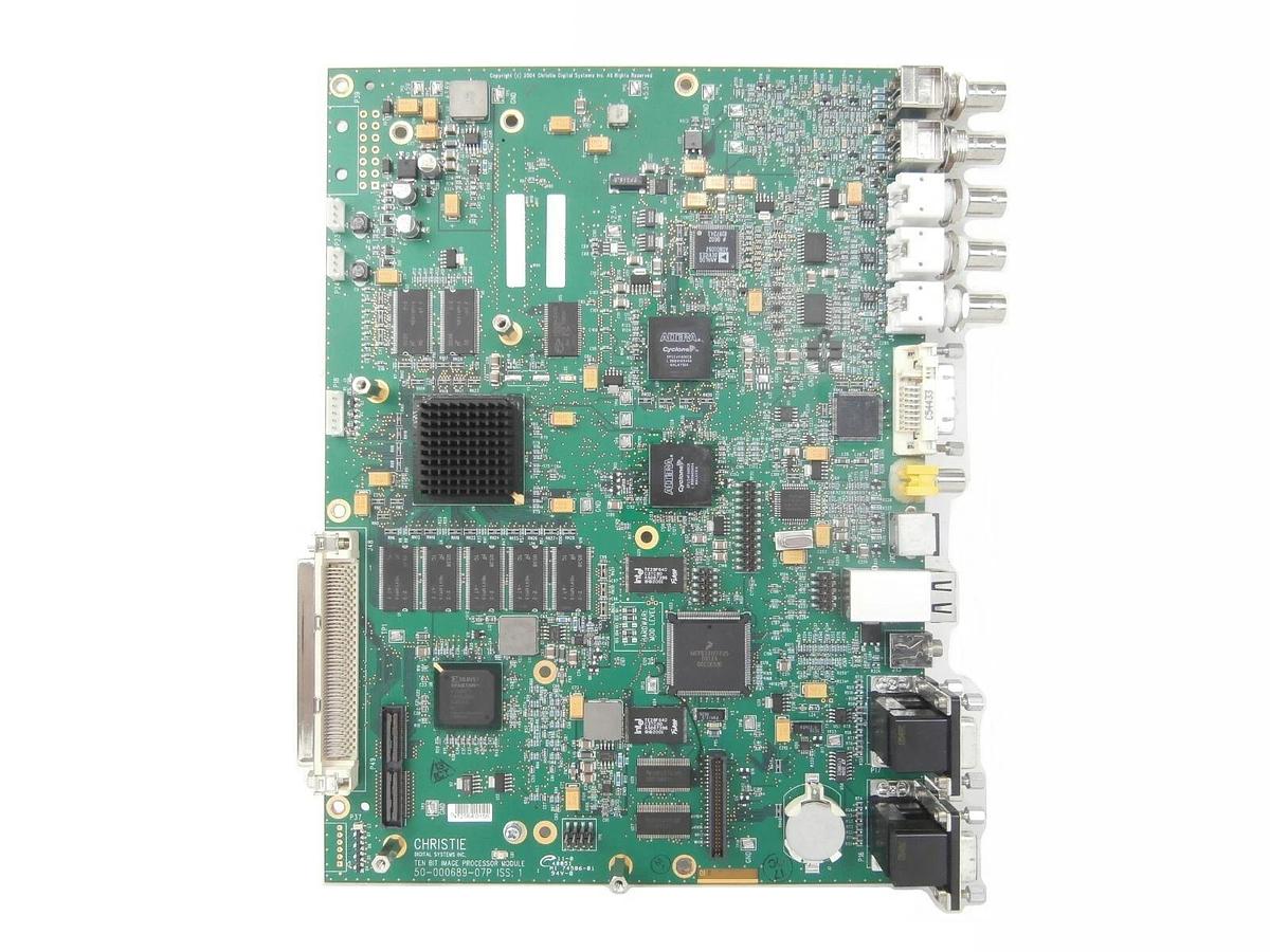 Used Christie Digital Systems 50-000689-07P Ten Bit Image Processor PCB MATRIX S+2K